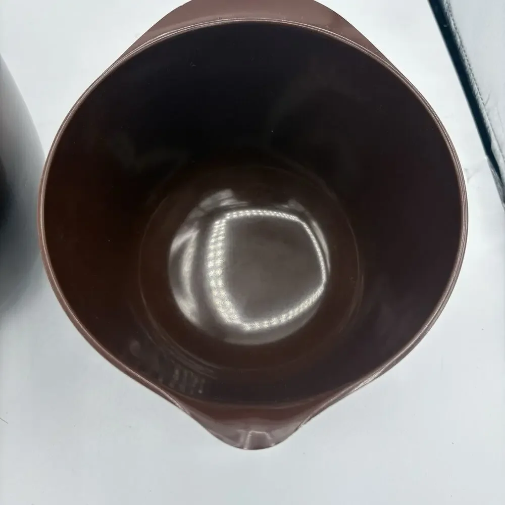 Rosti Denmark Mixing Bowls Lot of 2 Melamine 2L & 1.5L‎ Brown Vintage
